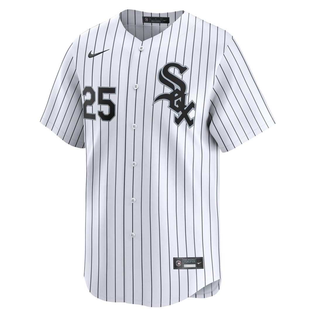 Chicago White Sox Andrew Vaughn Nike Home Limited Player Jersey - White