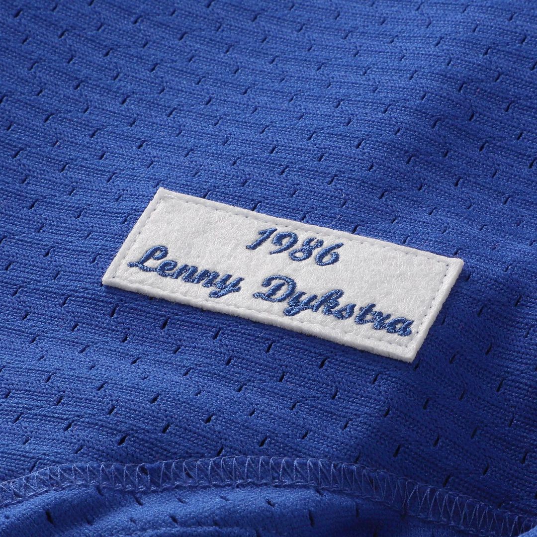 New York Mets Lenny Dykstra Mitchell & Ness Authentic Batting Practice Jersey - Royal