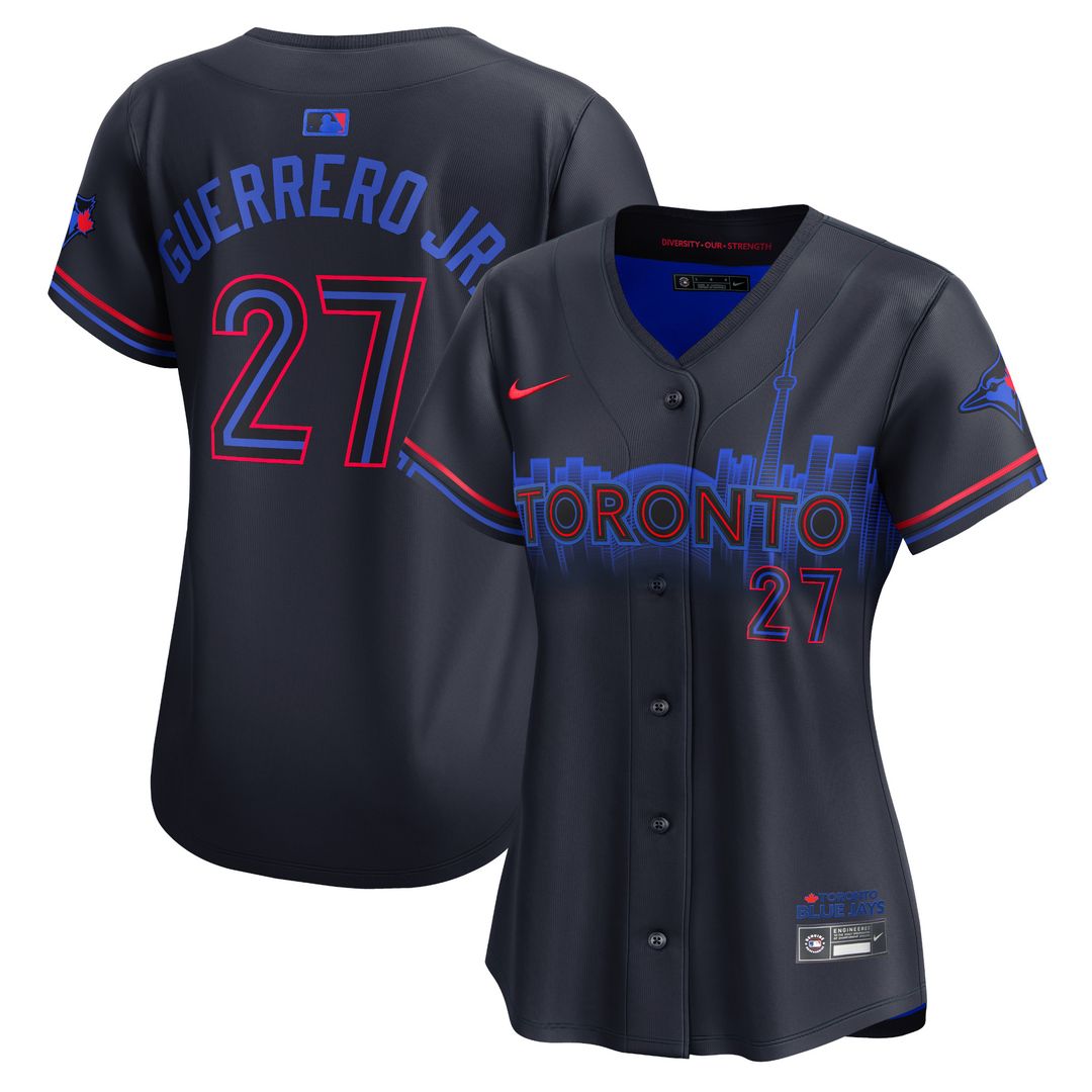 Toronto Blue Jays Vladimir Guerrero Jr. Nike Women's 2024 City Connect Limited Player Jersey - Navy