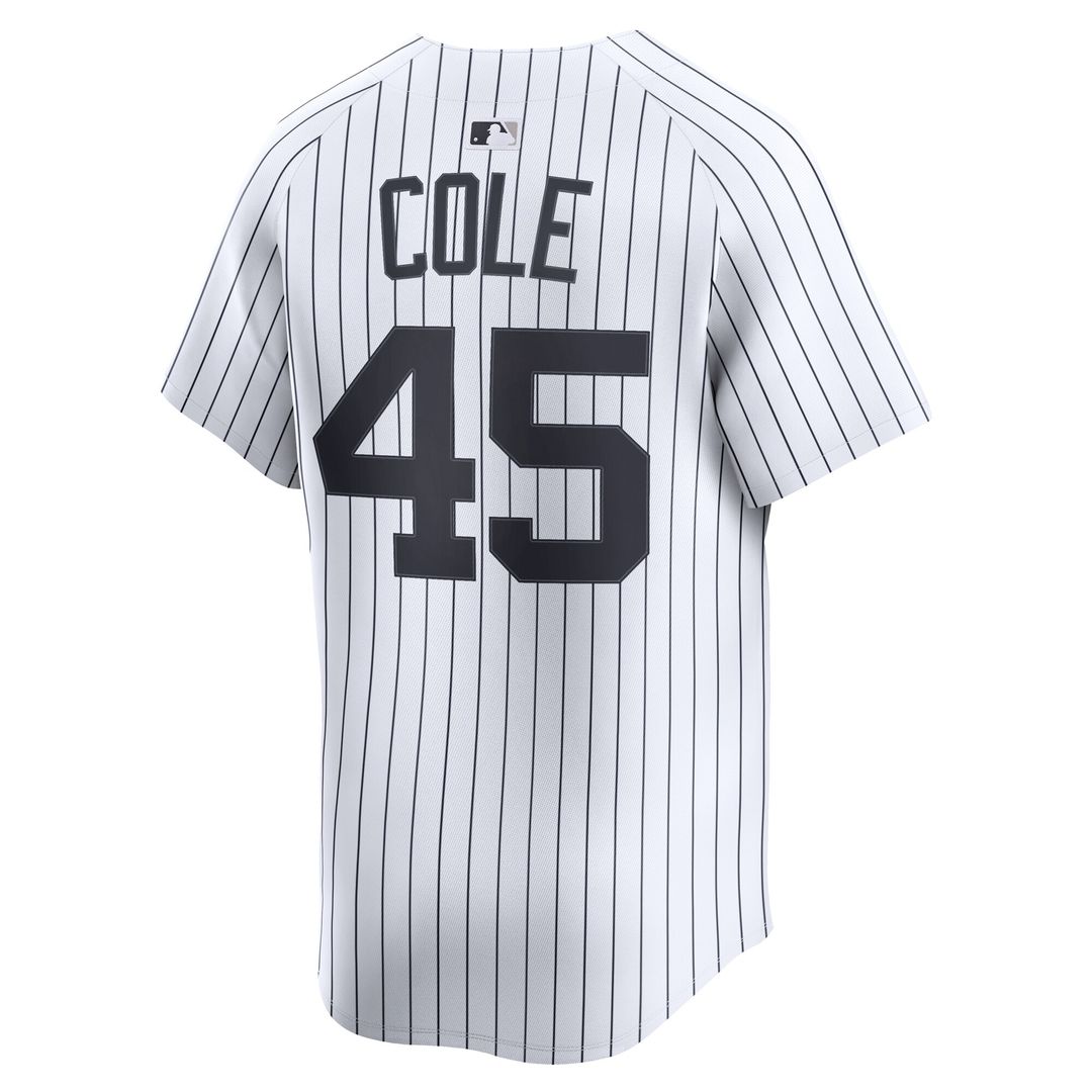 New York Yankees Gerrit Cole Nike Home Limited Player Jersey - White
