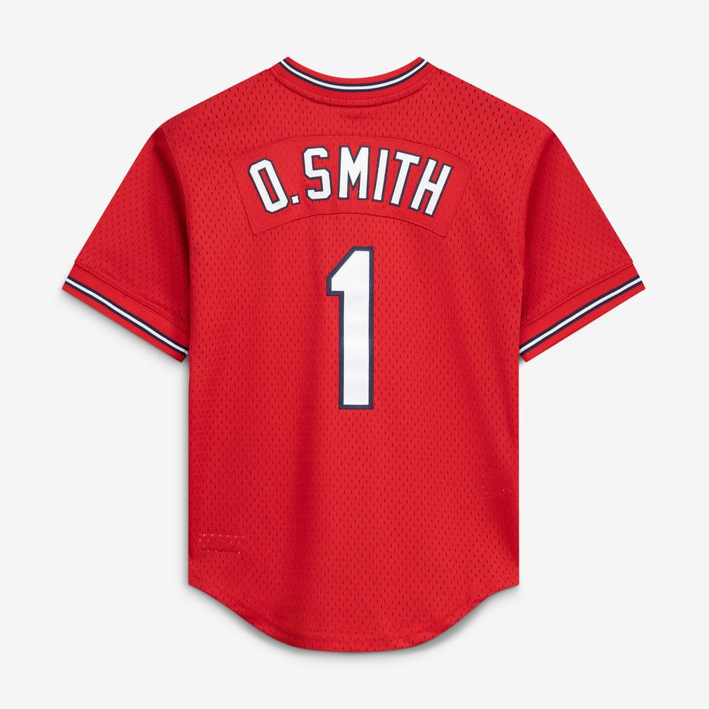 St. Louis Cardinals Ozzie Smith Mitchell & Ness Authentic Batting Practice Jersey - Navy