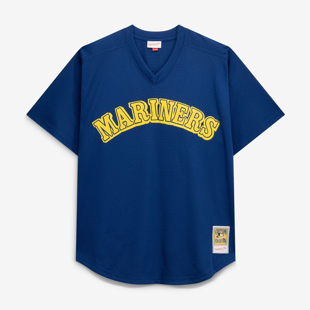 Seattle Mariners Ken Griffey Jr. Mitchell & Ness Big & Tall Cooperstown Mesh Batting Practice Jersey - Royal