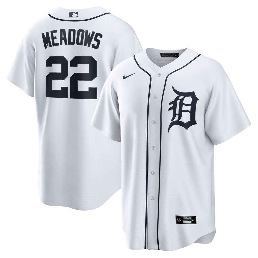 Detroit Tigers Parker Meadows Nike Home Replica Jersey - White