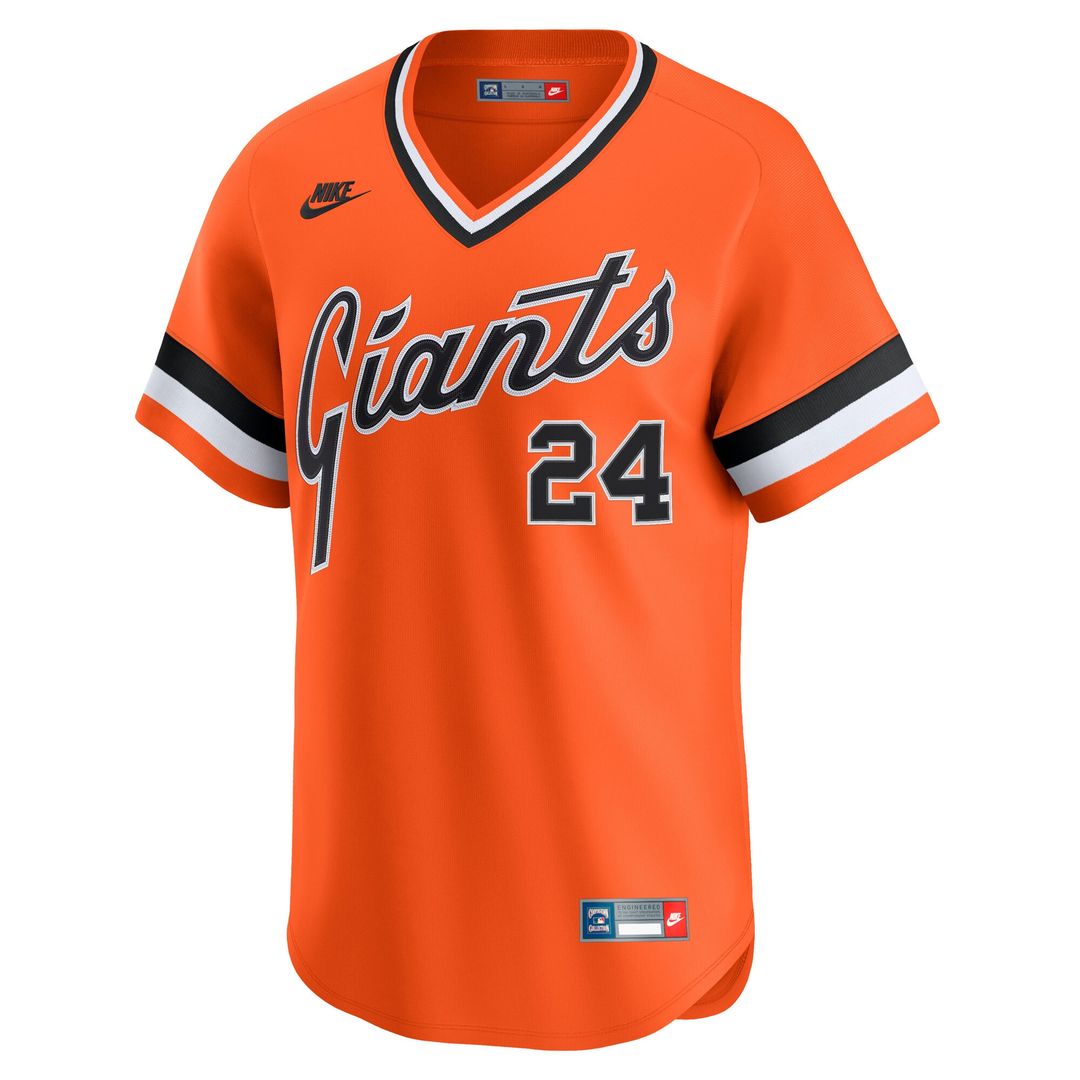 San Francisco Giants Willie Mays Nike Cooperstown Limited Jersey - Orange