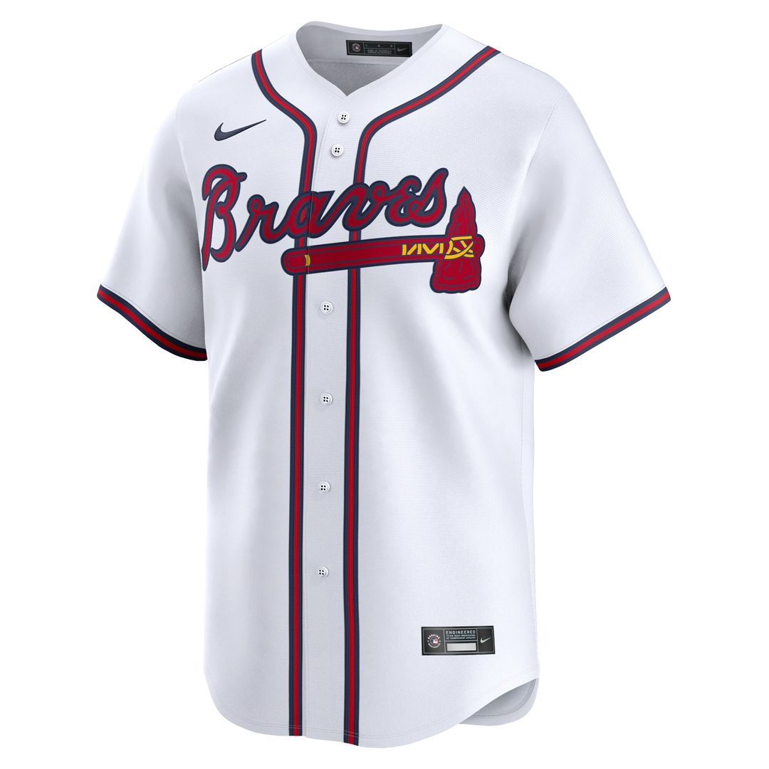 Atlanta Braves Spencer Strider Nike Home Limited Player Jersey - White