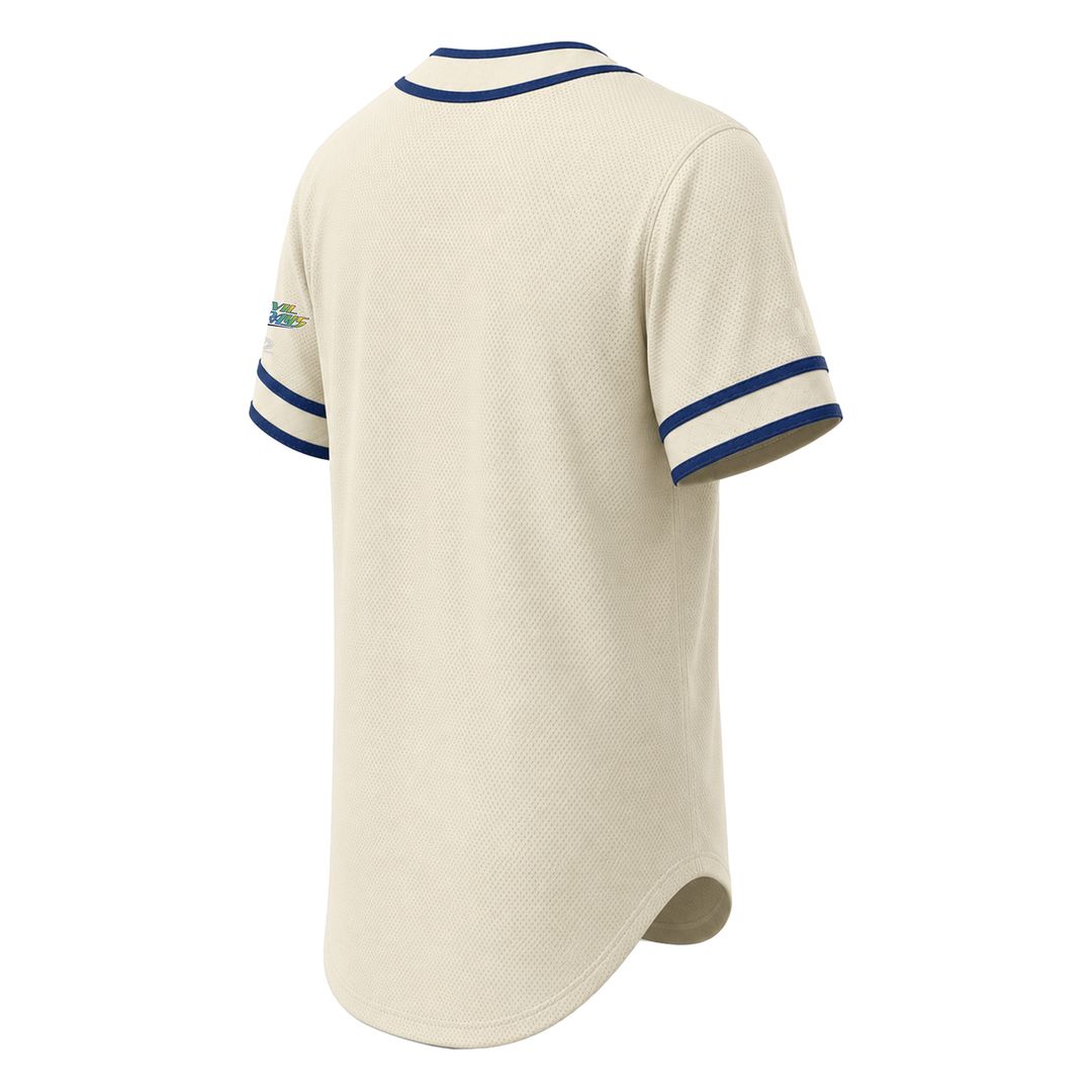 Tampa Bay Rays Stitches Throwback Fashion Jersey - Natural