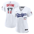 Los Angeles Dodgers Shohei Ohtani Nike Women's USA 250 Fourth of July Home Stadium Jersey - White