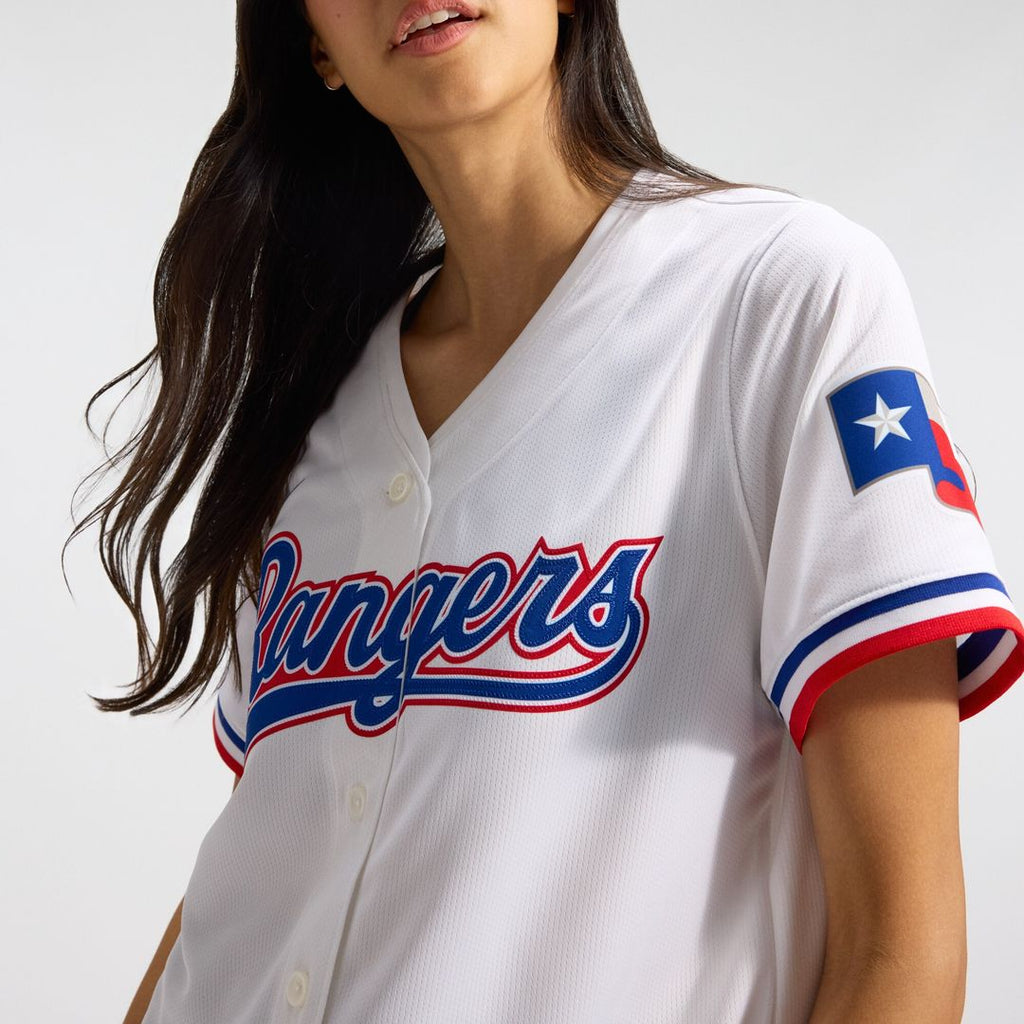 Texas Rangers Nike Women's Home Limited Jersey - White