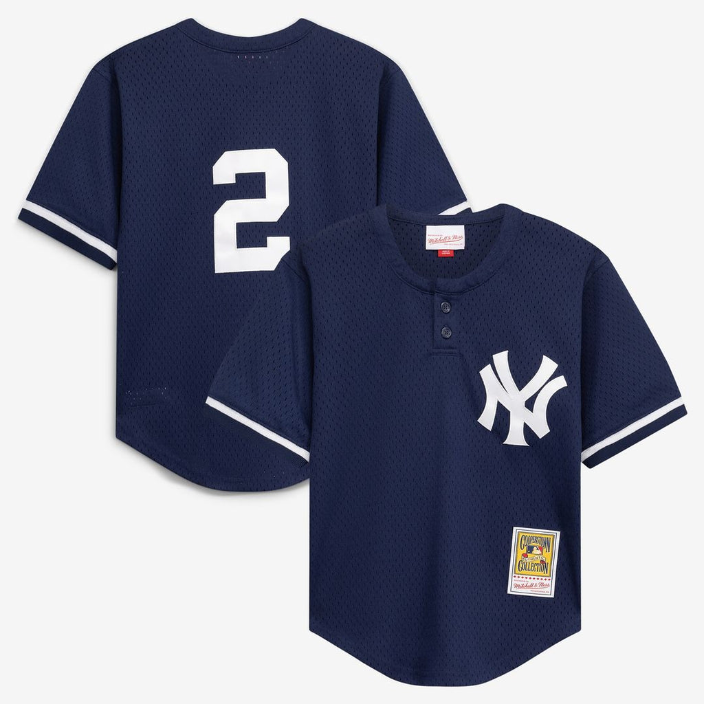New York Yankees Derek Jeter Mitchell & Ness Preschool Cooperstown Mesh Batting Practice Jersey - Navy