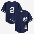 New York Yankees Derek Jeter Mitchell & Ness Preschool Cooperstown Mesh Batting Practice Jersey - Navy