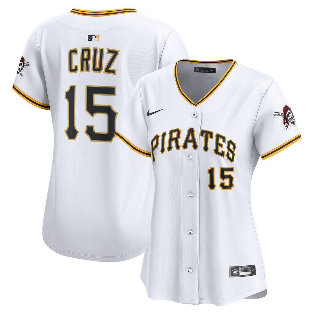 Pittsburgh Pirates Oneil Cruz Nike Women's Home Limited Player Jersey - White