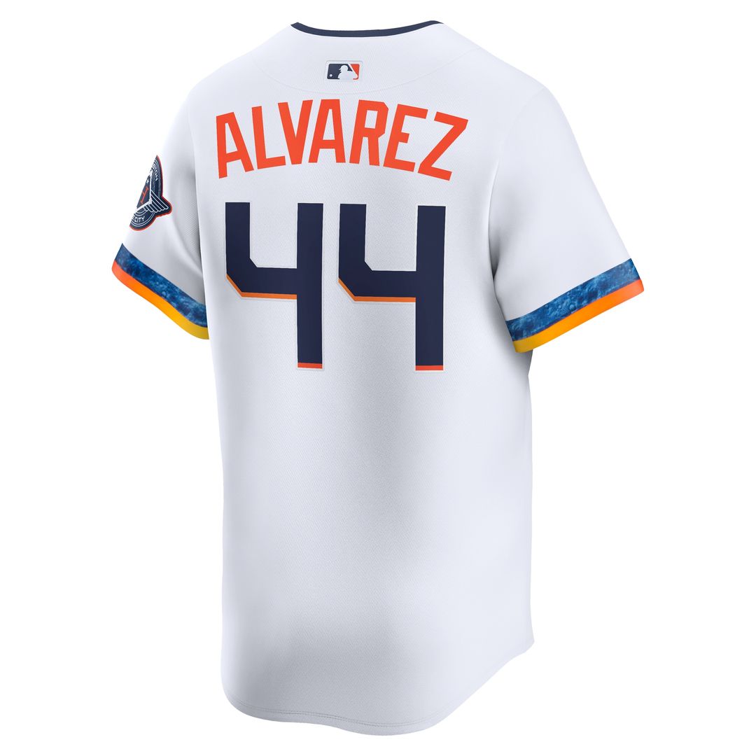Houston Astros Yordan Alvarez Nike 2025 City Connect Limited Player Jersey - White