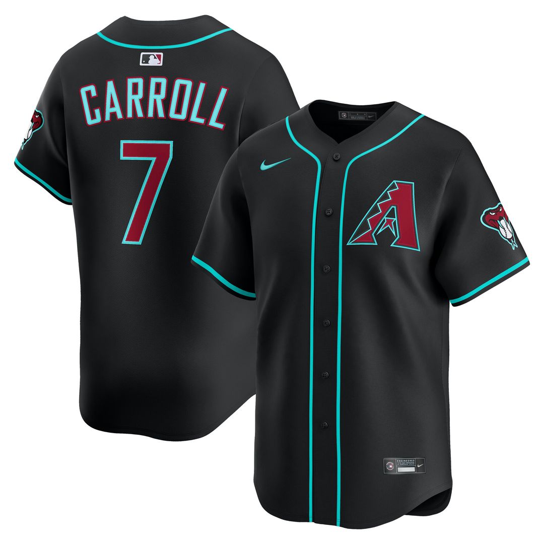 Arizona Diamondbacks Corbin Carroll Nike Alternate Limited Player Jersey - Black