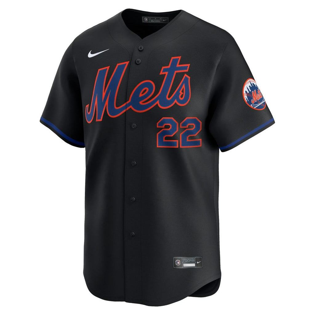 New York Mets Juan Soto Nike Alternate Limited Jersey - Black