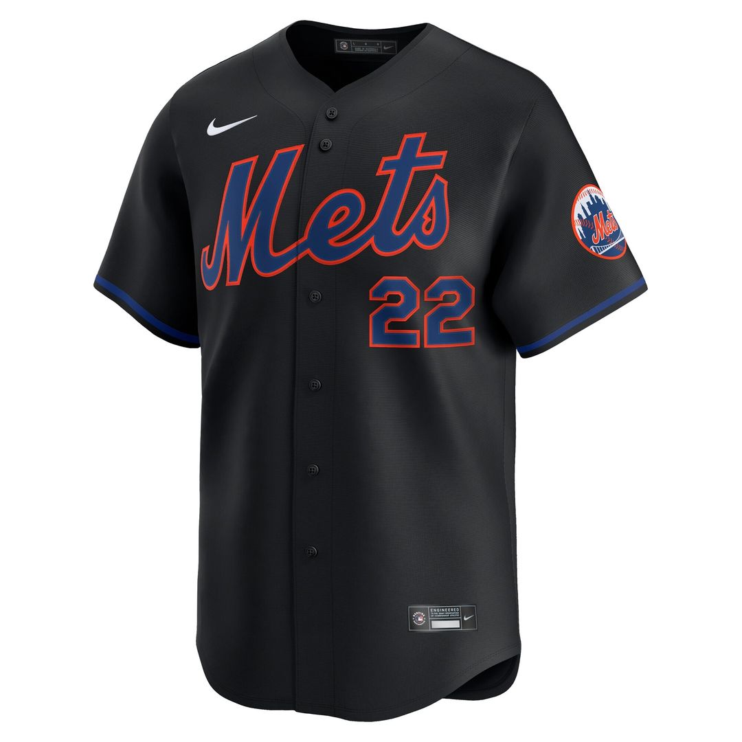 New York Mets Juan Soto Nike Alternate Limited Jersey - Black