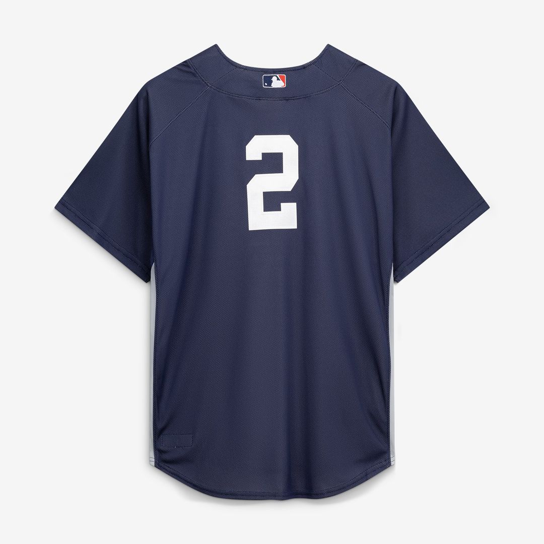New York Yankees Derek Jeter Mitchell & Ness Authentic Batting Practice Jersey - Navy