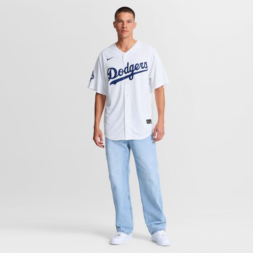 Los Angeles Dodgers Freddie Freeman Nike Home 2025 World Series Champions Replica Jersey - White