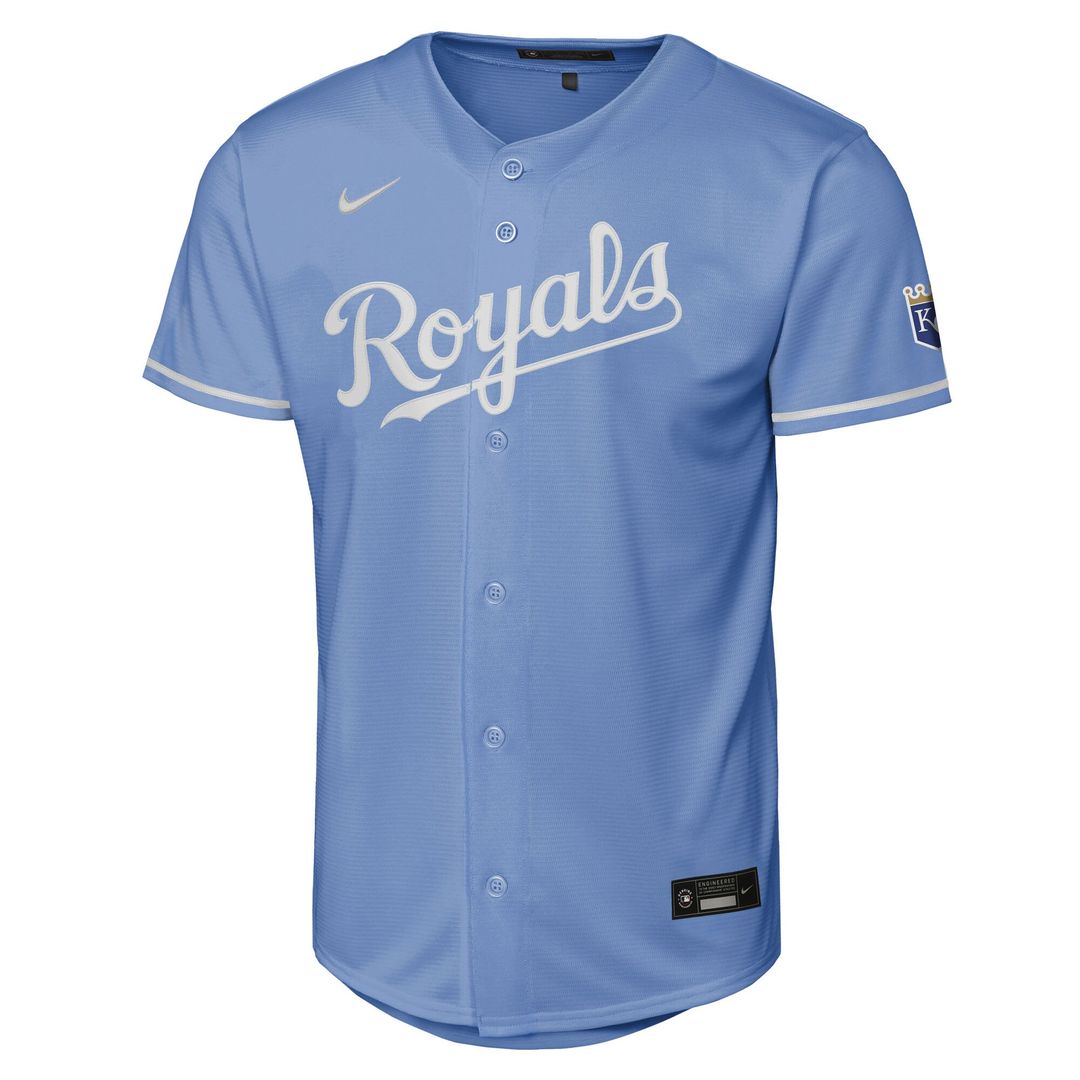 Kansas City Royals Nike Youth Alternate Stadium Jersey - Light Blue