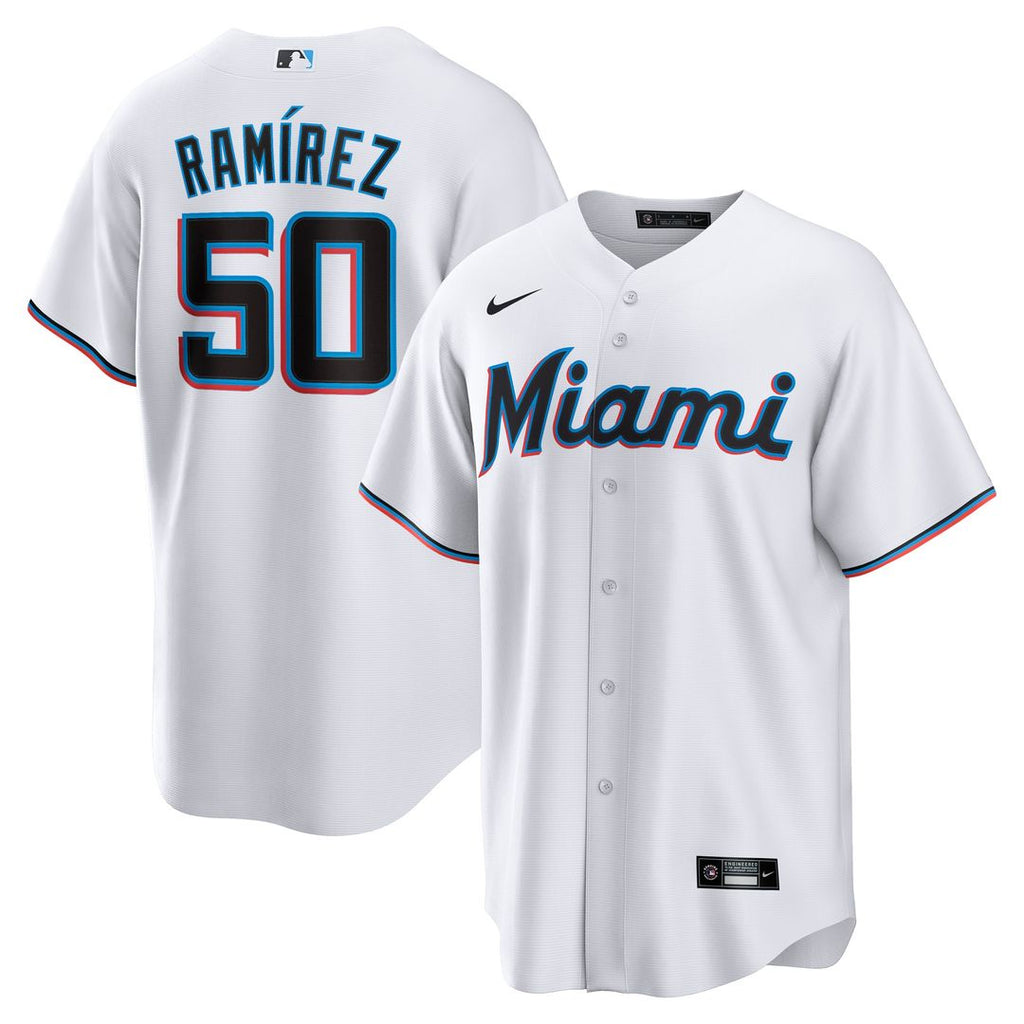 Miami Marlins Agustín Ramírez Nike Home Replica Jersey - White