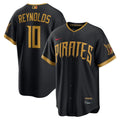 Pittsburgh Pirates Bryan Reynolds Nike 2026 City Connect Stadium Jersey - Black