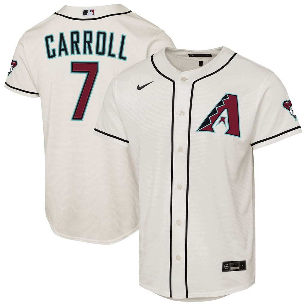 Arizona Diamondbacks Corbin Carroll Nike Youth Home Stadium Jersey - Cream