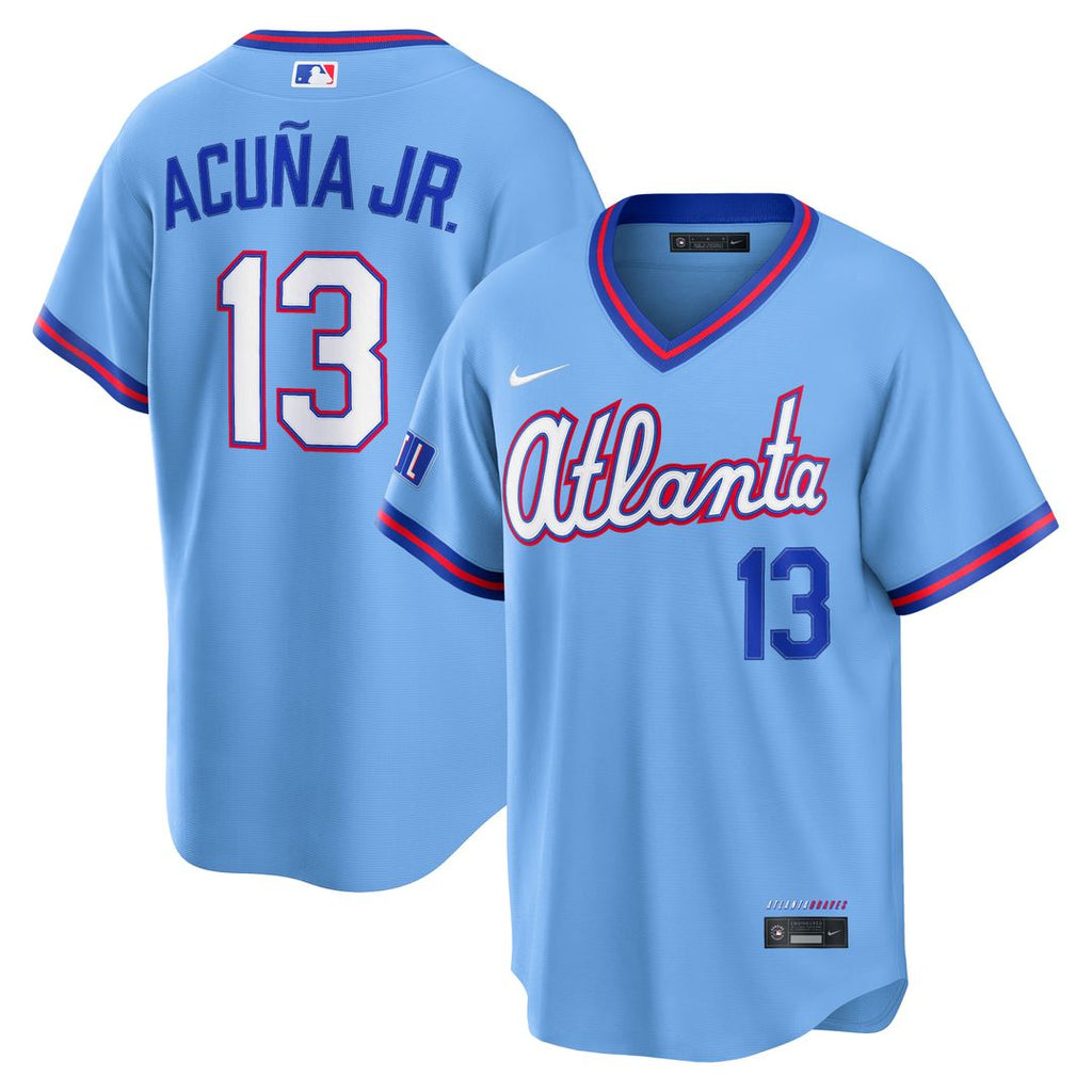 Atlanta Braves Ronald Acuña Jr. Nike 2026 City Connect Stadium Jersey - Powder Blue