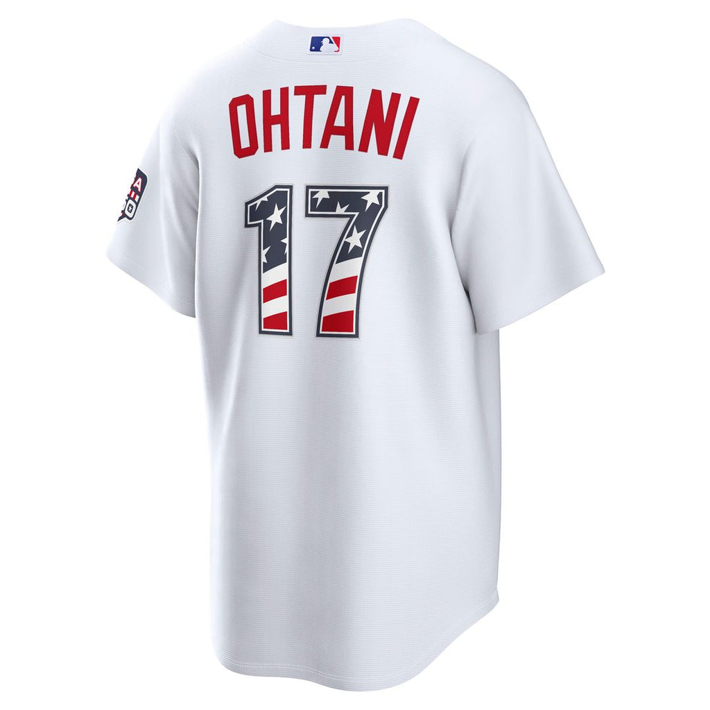 Los Angeles Dodgers Shohei Ohtani Nike USA 250 Fourth of July Home Stadium Jersey - White