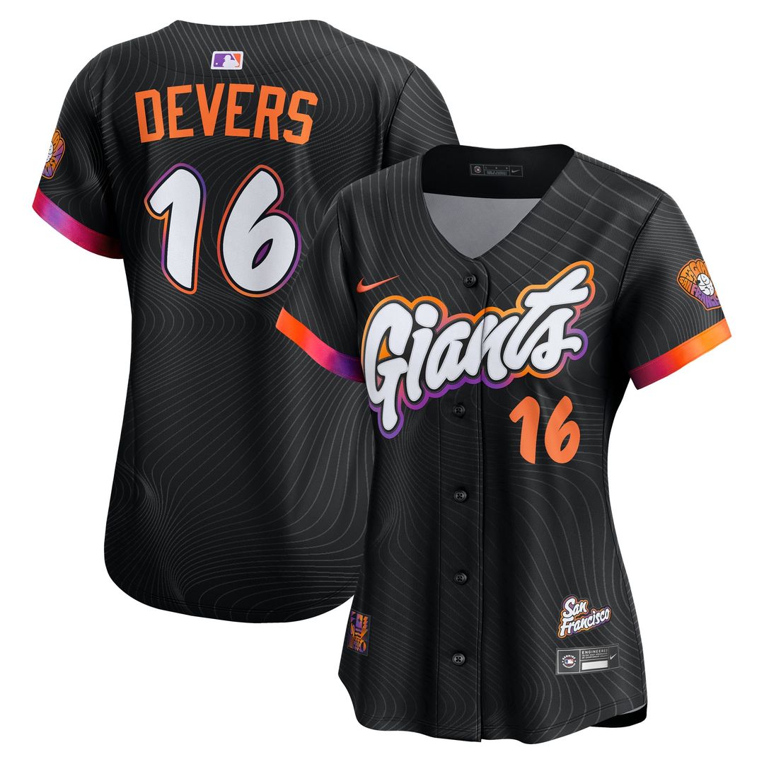 San Francisco Giants Rafael Devers Nike Women's 2025 City Connect Limited Player Jersey - Black