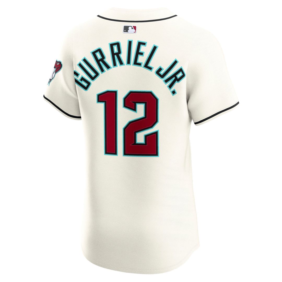 Arizona Diamondbacks Lourdes Gurriel Jr. Nike Home Elite Jersey - Cream