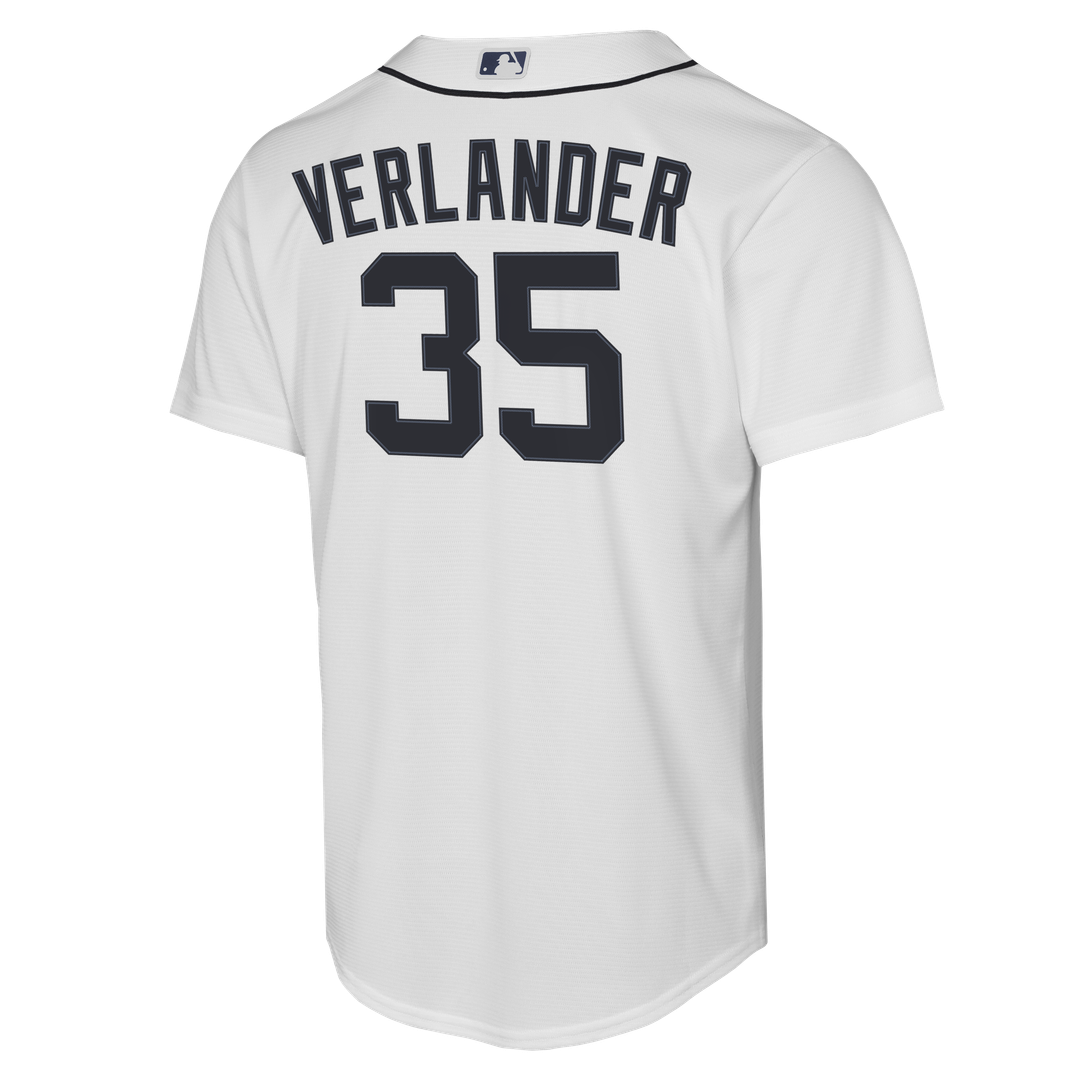 Detroit Tigers Justin Verlander Nike Youth Home Replica Jersey - White