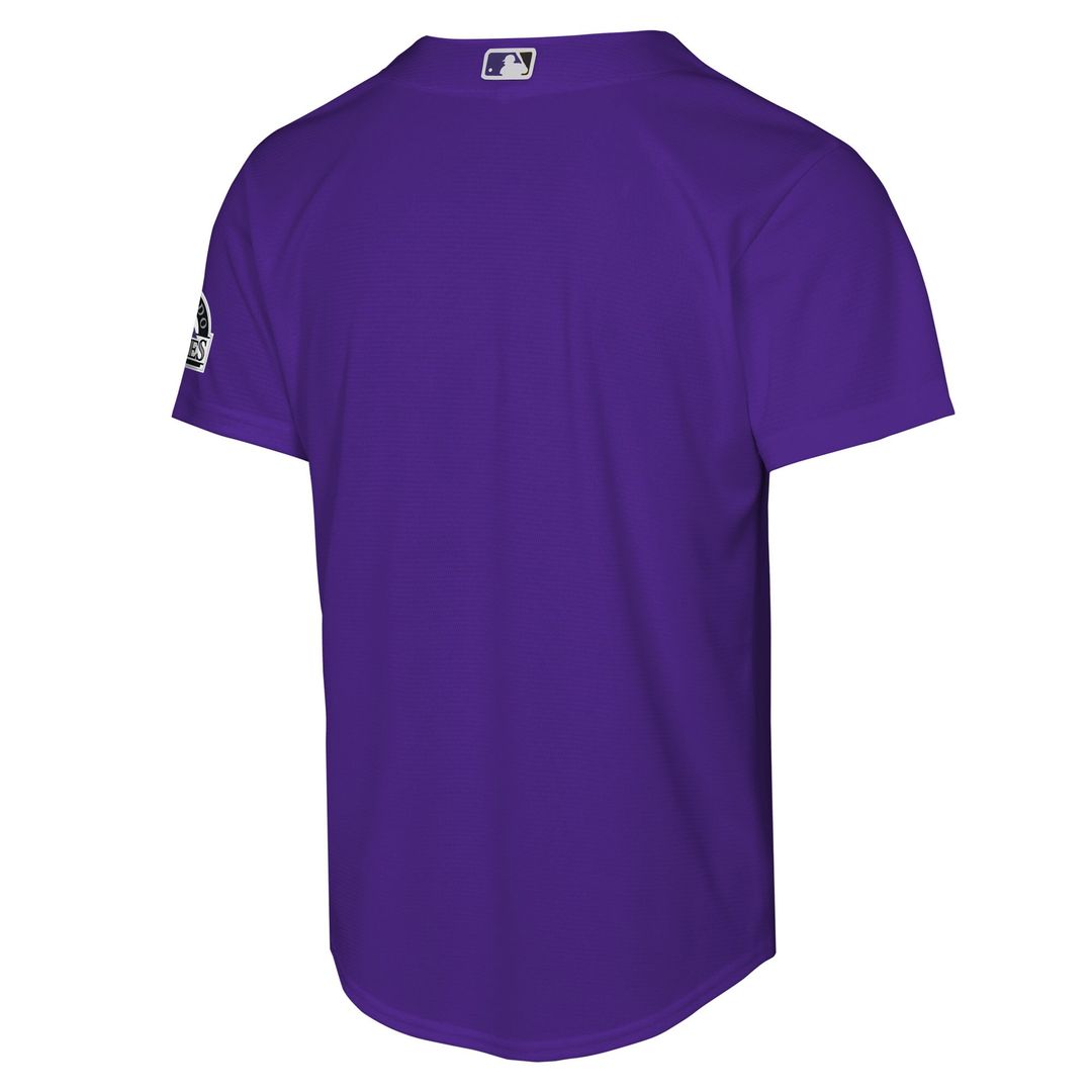 Colorado Rockies Nike Youth Alternate 2 Stadium Jersey - Purple