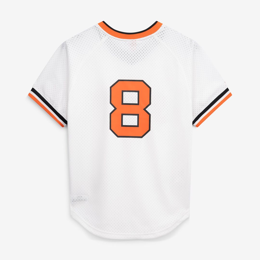 Baltimore Orioles Cal Ripken Jr. Mitchell & Ness Authentic Batting Practice Jersey - Orange