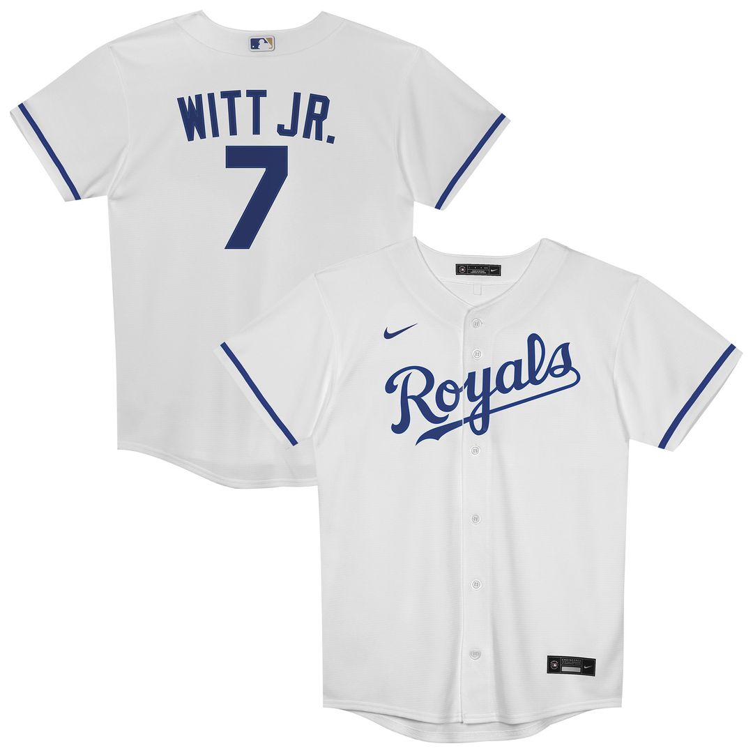 Kansas City Royals Bobby Witt Jr. Nike Preschool Home Replica Player Jersey - White