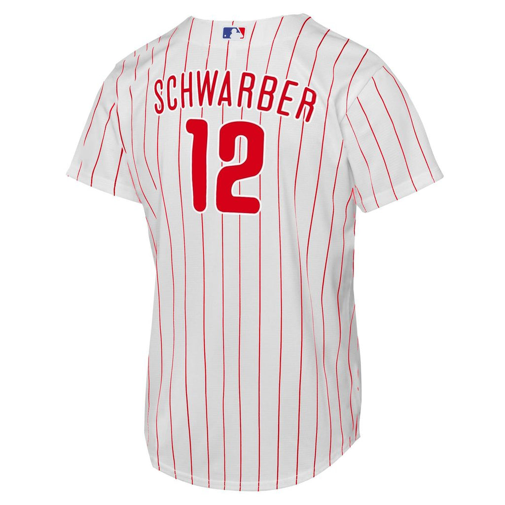 Philadelphia Phillies Kyle Schwarber Nike Youth Replica Jersey - White