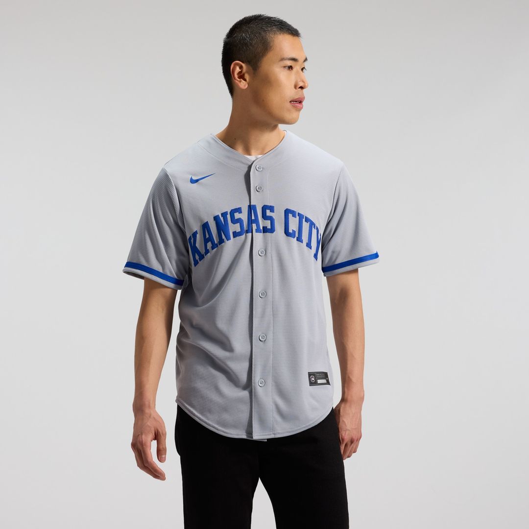 Kansas City Royals Bobby Witt Jr. Nike Road Replica Jersey - Gray
