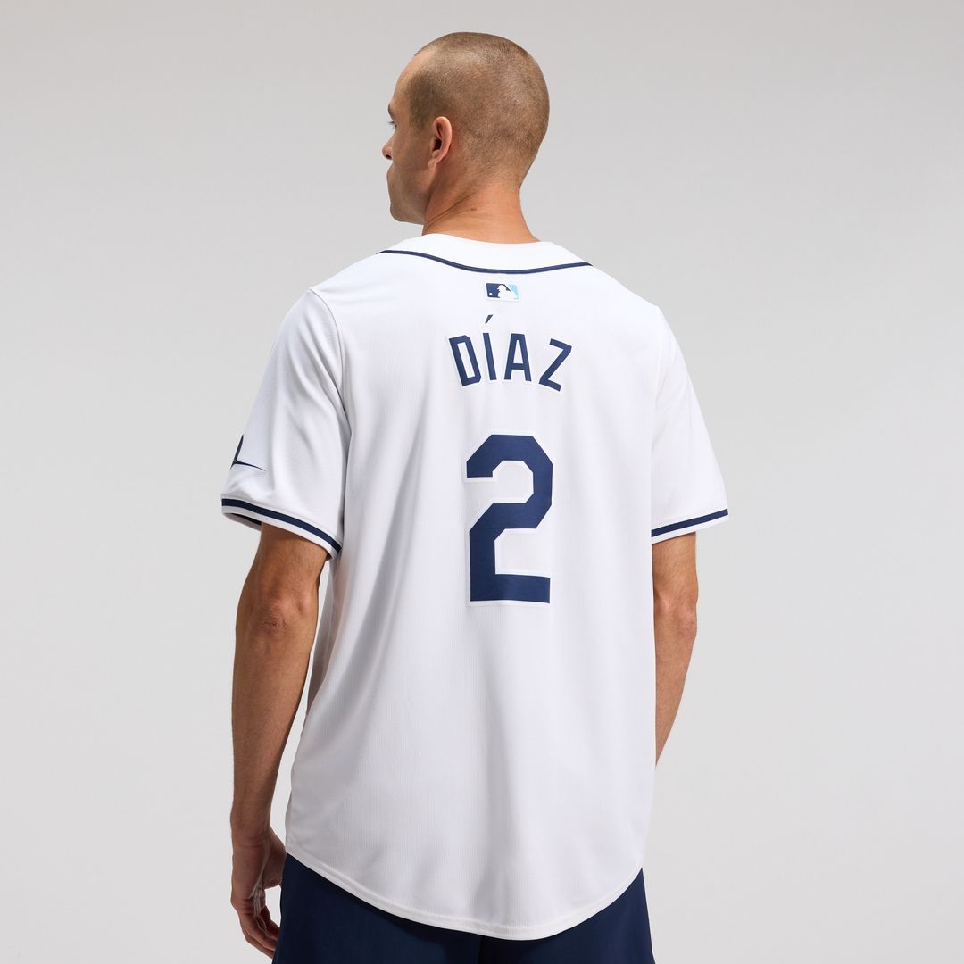 Tampa Bay Rays Yandy Diaz Nike Home Limited Player Jersey - White