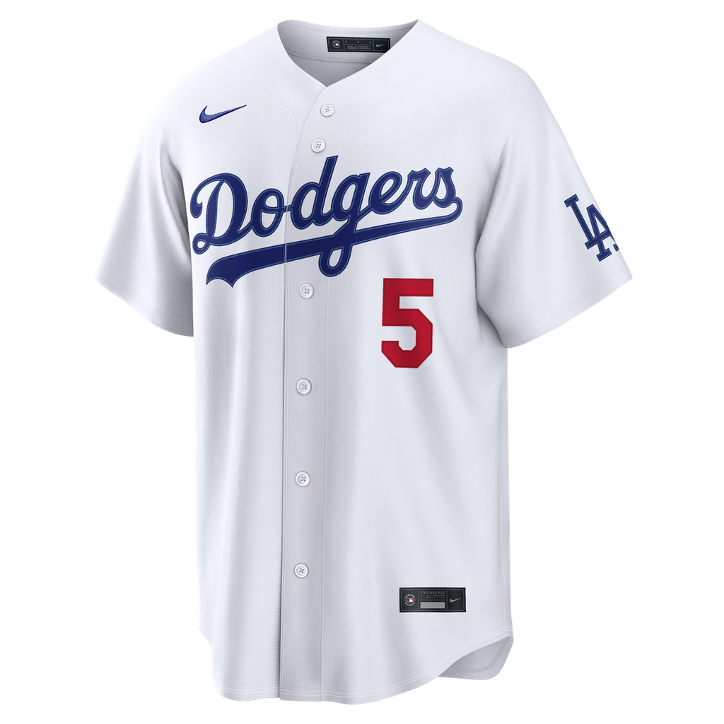 Los Angeles Dodgers Freddie Freeman Nike Home Stadium Jersey - White