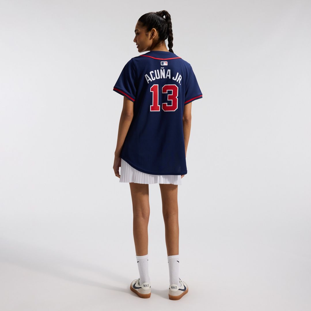 Atlanta Braves Ronald Acuña Jr. Nike Women's Alternate Limited Player Jersey – Navy