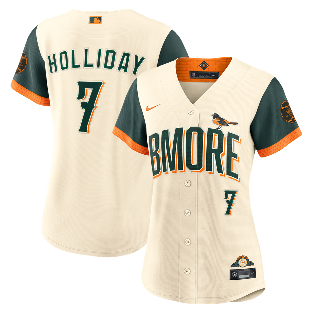 Baltimore Orioles Jackson Holliday Nike Women's 2026 City Connect Stadium Jersey - Cream