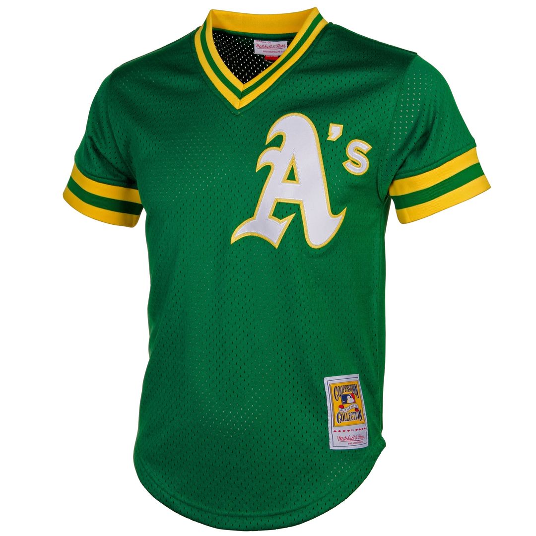Athletics Reggie Jackson Mitchell & Ness Authentic Batting Practice Jersey - Green