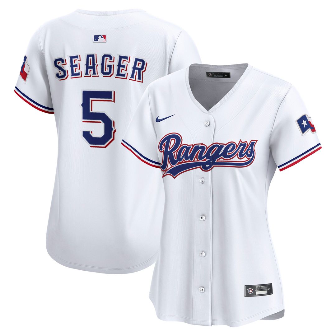 Texas Rangers Corey Seager Nike Women's Home Limited Player Jersey - White