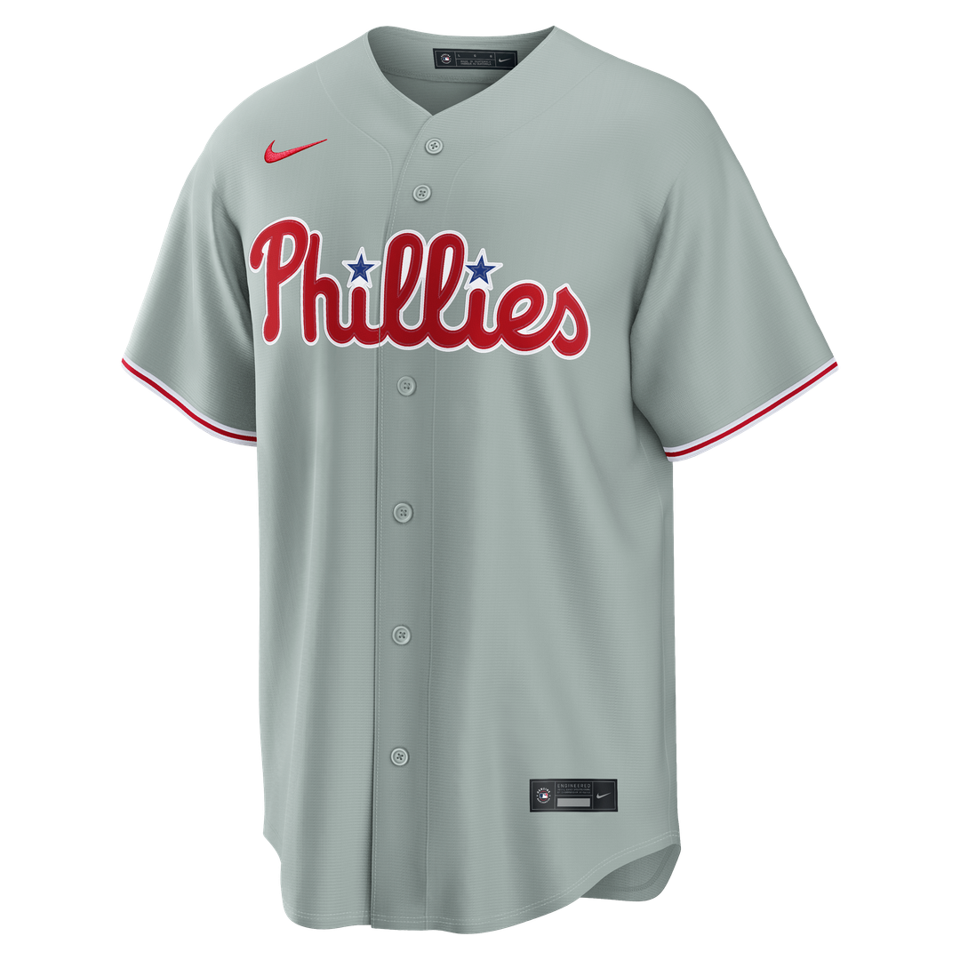 Philadelphia Phillies Bryce Harper Nike Road Replica Jersey - Gray