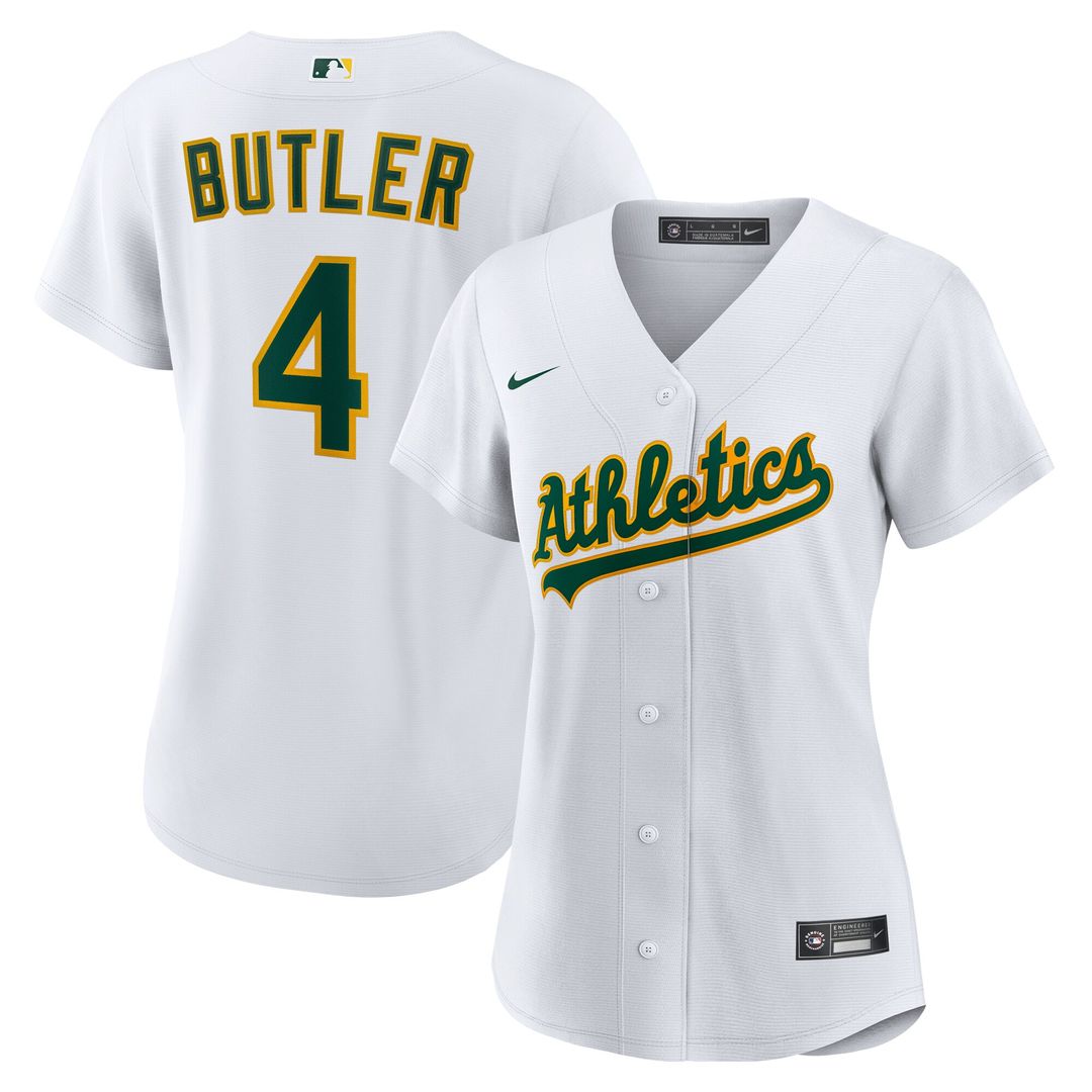 Athletics Lawrence Butler Nike Women's Home Replica Jersey - White