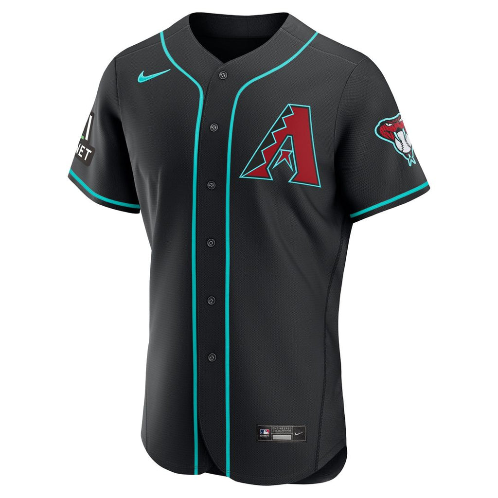Arizona Diamondbacks Nike Home Sponsor Patch Authentic Jersey - Cream