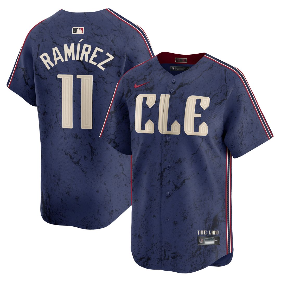 Cleveland Guardians José Ramírez Nike City Connect Limited Player Jersey - Navy