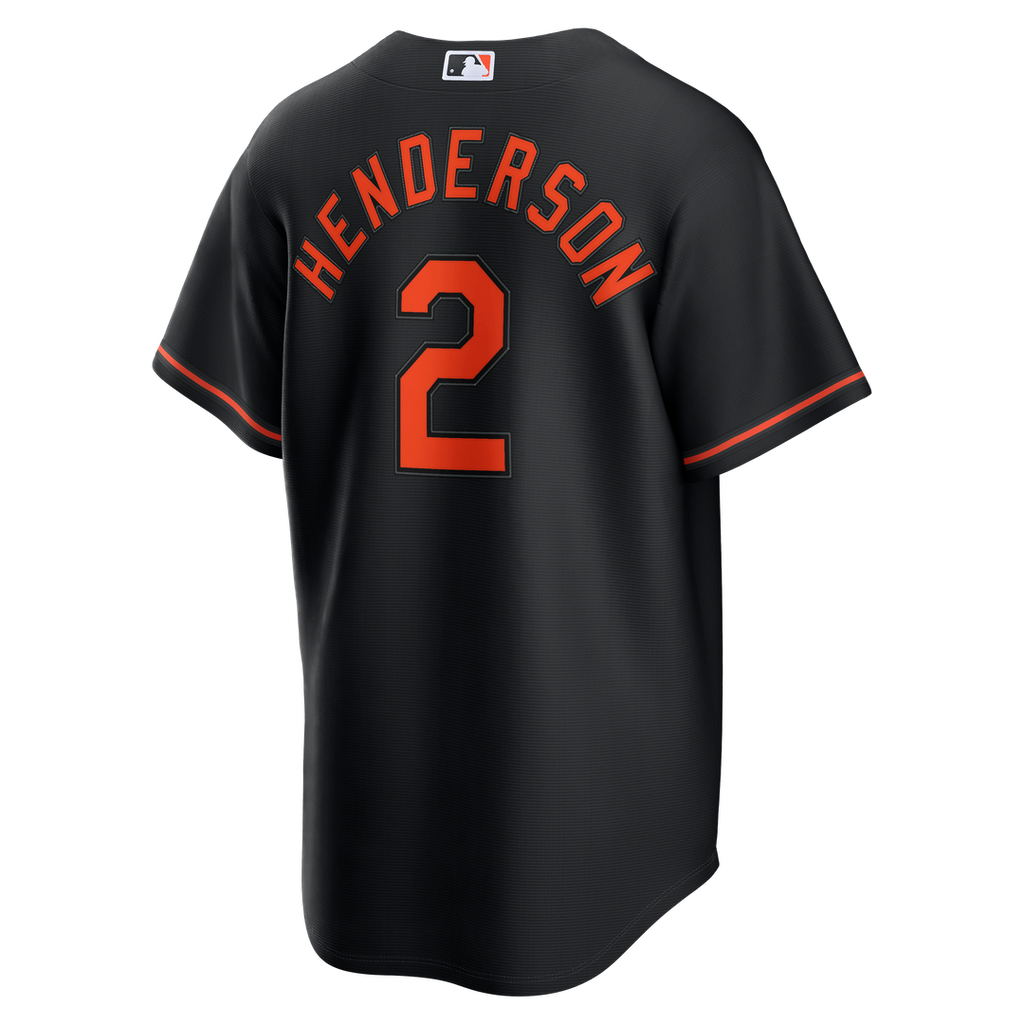Baltimore Orioles Gunnar Henderson Nike Alternate Replica Jersey - Black