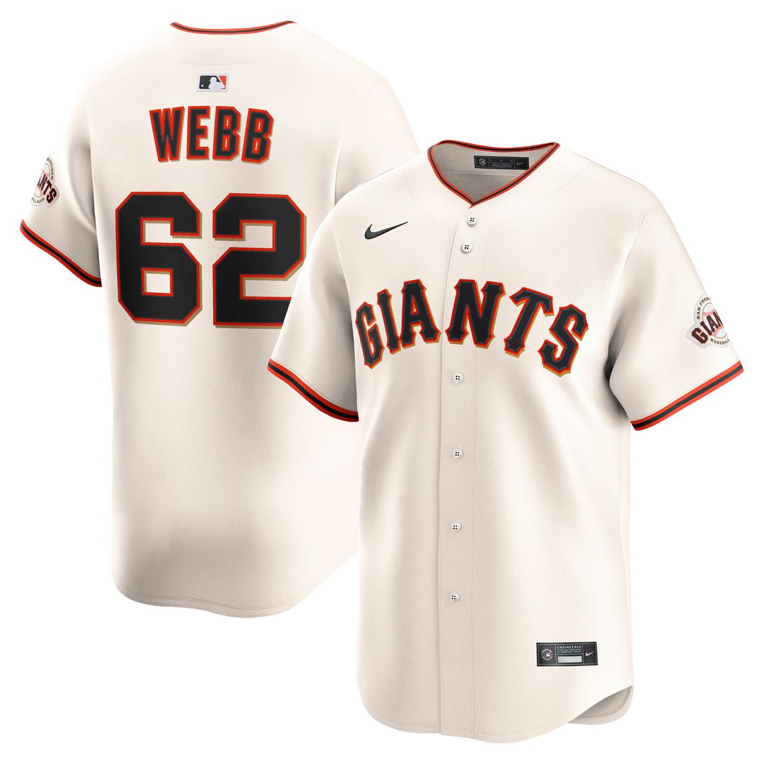 San Francisco Giants Logan Webb Nike Home Limited Player Jersey - Cream