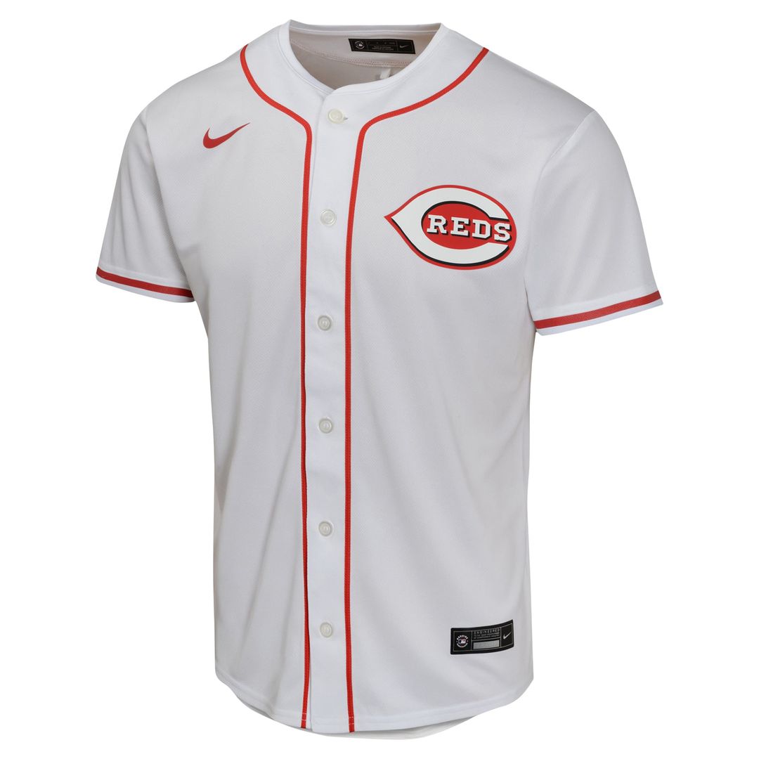 Cincinnati Reds Elly De La Cruz Nike Youth Home Game Player Jersey - White