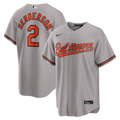 Baltimore Orioles Gunnar Henderson Nike Road Replica Jersey - Gray