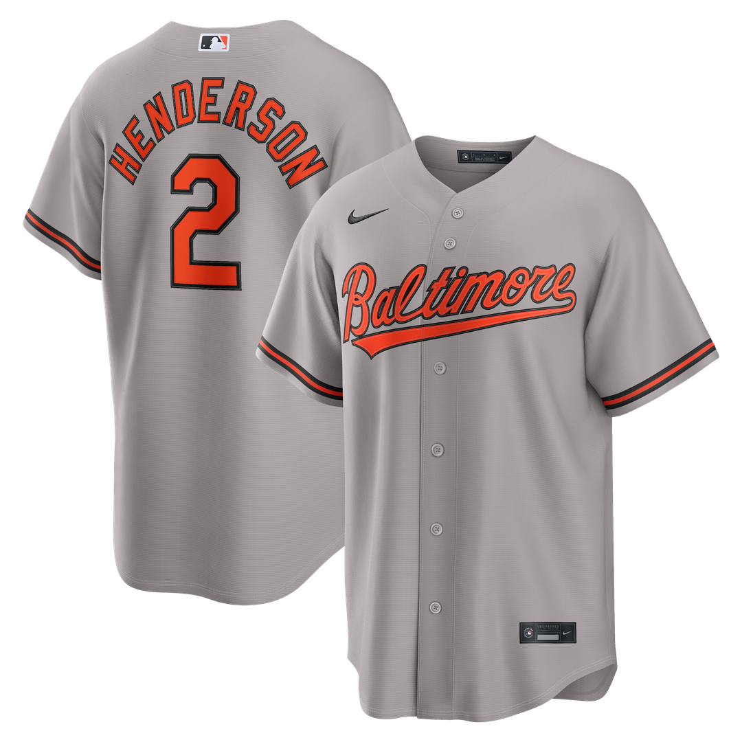 Baltimore Orioles Gunnar Henderson Nike Alternate Replica Jersey - Black